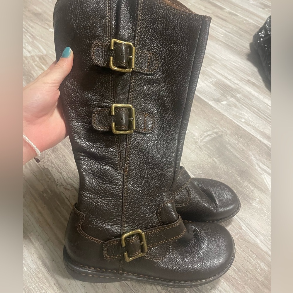 born brown boots